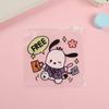 Sanrio Desenho Animado Fofo Impresso Bolsa de Armazenamento para Material Escolar Transparente à Prova d'Água Saco com Zíper Pe Kuromi Bolsa com Zíper de Presente