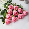 Variedad de rosas artificiales accesorios para sesión de fotos de boda venta al por mayor regalo de San Valentín decoración para el hogar centro comercial ramo de rosas