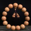 Pulsera de Cuentas Budistas de Seis Capas de Madera Vieja, Tallado en Madera de Dragón, Pulsera de Textura de Seis Capas, Hilo de Cuentas para la Buena Suerte