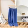Pantalones de pijama de verano de seda helada para niños, Pantalones a prueba de mosquitos para niñas, Pantalones tipo jogger para niños pequeños, Pantalones de casa para niños, Pantalones de playa para exteriores