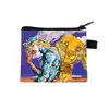 Nuevo Monedero de Jojo's Bizarre Adventure Bolsa para Monedas con Cremallera de Dibujos Animados Linda Bolsa Pequeña de Almacenamiento para Estudiantes Venta al por Mayor