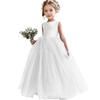 Aliexpress Vestido Azul Infantil Elegante Vestido de Princesa 2026 Comercio Exterior Europeo y Americano Vestido de Pasarela para Actuación de Piano de Niñas