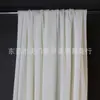 Cortina de Tela de Poliéster Cortina de Tela para Bodas Arreglo de Cortina para Bodas Cortina de Techo con Perlas de Boda Tela de Gasa para Pasillo Tela Decorativa Arco de Gasa