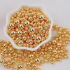Cuentas Redondas de Imitación Perla Abs Multicolores Mezclados Aleatoriamente de 3-8 mm para Manualidades DIY Hechas a Mano Cuentas Sueltas Decorativas para Ropa
