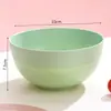 Tigela de Plástico com Palha de Trigo 15cm, Tigela Grande para Comida de Rua, Dumplings, Wontons, Macarrão Instantâneo para Dormitório de Estudante, Tigela para Sopa, Tigela para Arroz, Tigela Grande