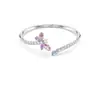 Colar Libélula Shijia para Mulheres Pulseira com Cristal Swarovski Brincos Conjunto de Anéis Ariana Colar Libélula Original