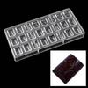 Molde de Chocolate de Plástico Duro PS Molde de Cubitos de Hielo Rosa Herramientas para Hornear Gelatina 3D Disponibles en Varios Estilos