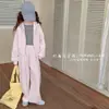 Conjunto de Ropa para Niñas 2026 Otoño Nueva Moda Deportiva Casual para Niños Mayores, Conjunto de Dos Piezas con Sudadera con Capucha y Pantalones de Pierna Ancha