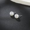 Novos Brincos de Pérola de Celebridade da Internet para Mulheres Brincos de Pérola de Moda Coreana Temperamento Simples Brincos High-End Atacado em Estoque