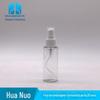 60ml perfume frasco de spray de plástico PET delgado loção cosmética sub-frasco 20-410 ombro plano pequeno frasco de spray