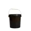 Cubo de Plástico Nuevo de 10L, Cubo de Colorante de Silicona de 10L, Cubo de Aceite, Cubo Blanco de 10 Litros con Tapa de Fácil Apertura, Cubo de Tinta de 10 kg