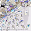 Rinestones Marquisa Planos 4.2*8mm Accesorios para Uñas Rhinestones Irregulares Planos Decoraciones de Uñas Usables Rhinestones para Uñas Venta Caliente al por Mayor