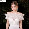 Xale Vestido de Noiva Sem Mangas Cobertura para Braços Viagem de Casamento Fotografia Sessão de Fotos Decoração de Vestido de Noiva Fantasia de Performance Adereço Xale