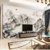 Nuevo Revestimiento de Pared Personalizado de Estilo Chino para Decoración de Pared de Fondo de TV, Sofá, Paisaje de Pino Acogedor, Papel Tapiz Mural para Oficina