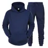 2023 Exportación Europea y Americana Hombres y Mujeres Mismo Estilo Sudadera con Capucha para Pareja Tablero Ligero Color Puro Otoño e Invierno Sudadera de Forro Polar Traje