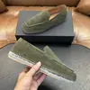 Mocasines Populares para Hombre de Piel Genuina con Adorno de Paja Kt, Zapatos Casuales sin Cordones, Productos Populares de Venta Transfronteriza