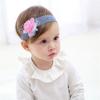 Diadema para Bebé Estilo Coreano Flor para el Pelo de Bebé Venta al por Mayor Accesorios para el Cabello de Bebés y Niños Pequeños Diadema de Princesa Lazo de Pequeña Princesa