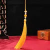 Lirio del Valle Borla Bucle de Borla Cordón Bolso con Cuentas Colgante para Coche Cuerda de Mango Hecha a Mano DIY Accesorios de Borla