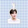 Etiqueta de bagagem Hou Minghao, pingente de mochila escolar, corrente pendurada, etiqueta de suspensão periférica TikTok, mesmo estilo
