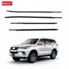 Adecuado para Tiras de Sellado de Vidrio de Puerta de Coche Toyota Fortuner, Crossrunner y Runner, Tiras Exteriores de Presión Bloqueadoras de Agua
