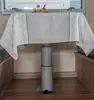 Estrutura de Mesa Elevatória para RV, Acessórios para Conversão de Cama de Trailer, Pernas de Mesa Deslizantes Pneumáticas de Quatro Vias em Liga de Alumínio, Expansão da Mesa