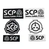 Bordado velcro armband táctica de moral fundación scp insignia de equipo club pegatinas bordadas para planchar en uniforme