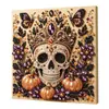 Bestseller transfronterizo pintura de diamantes de perlas serie de calaveras fantasma de bricolaje pintura de perlas punto de diamante set de Halloween