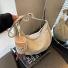Bolsa tipo Dim Sum Modelo Nuevo 2026 Bolso de Lona de Hombro Único para Mujer Verano Versátil de Nailon Cruzado Pequeño Bolso Cruzado Simple Ligero