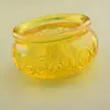 Adornos en la Cornucopia de Cristal Lingote de Cristal Esmaltado Amarillo Artesanías Regalos Empresa Venta al por Mayor Celebración de Apertura