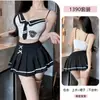 Yiyue Original Lingerie Sexy Cosplay Estilo Academia Uniforme de Marinheiro Saia Plissada Uniforme Feminino Conjunto Tentação 1390