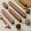 Manijas de Madera de Nogal, Gabinetes de Cajones de Madera Maciza, Puertas de Gabinete de Madera, Manijas de Armario de Madera Natural, Gabinetes de Madera, Minimalista Estilo Japonés