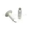 Fijaciones de nailon a presión de plástico para automóviles, remaches de plástico, fijaciones de plástico para revestimiento de guardabarros, clips universales