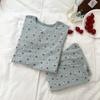 10A Antibacteriano Atualizado Outono e Inverno Infantil Algodão Puro Sem Costura Roupa de Casa Roupa Íntima Bebê Pijama de Lã Stretch