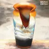 Vaso de flores carnudo doméstico fita de incisão alta entalhe planta zisha cerâmica penhasco pilha velha vaso respirável