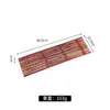Plato Retro Chino de Bambú Forma de Cruz para Té y Bocadillos Plato para Bocadillos y Pasteles Posavasos para Taza Portavasos Bandeja de Bambú Tejido para Poner en la Mesa