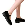 Zapatos Versátiles para Mujer, Zapatos de Mamá, Zapatos de Baile 2025, Zapatos de Tela Cómodos de Suela Blanda, Venta al por Mayor Transfronteriza de Comercio Exterior, Hebilla Única