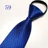 Corbata de Hombre Cremallera Novio Boda Roja 8cm Vestido Negocio Nudo Negro Libre Perezoso Fácil de Tirar Azul Corbata