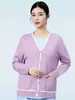 Suéter Médico e de Enfermagem Uniforme de Enfermeira Manga Longa Cardigã Grosso Roupa Externa Salão de Beleza Roupa de Trabalho Macio Amigo da Pele Quente e Confortável