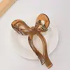 Novo Presilha de Cabelo Grande com Mola Cor de Gel Laço Presilha de Mordida Acessório de Cabeça Elegante Grampo de Cabelo Feminino Presilha de Tubarão de Cabeça