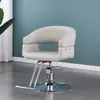 Cadeira profissional para salão de cabeleireiro, simples e multifuncional, cadeira giratória para corte de cabelo, cadeira profissional durável para corte de cabelo