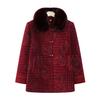 Roupas de inverno para meia-idade e idosos casaco de veludo mink para vovó jaqueta grossa acolchoada de algodão com forro de fleece para mãe roupas quentes de algodão para senhora
