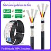 Em estoque atacado 2464 fio blindado fio de sinal de 3 núcleos com malha tecida folha de alumínio 28 26 24 22 20 18awg
