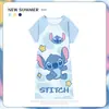 Pijama Feminino Verão Manga Curta Fino Desenho Animado Pequeno Fresco Fofo Estilo Ins Solto Camisola Doce Estudante Roupas de Casa