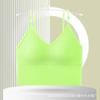 Sutiã Cruzado Perfeito Costas Bonitas Lingerie Sexy Recorte Top Camiseta de Base Costas Nuas com Bojo Sutiã Cruzado Externo Top