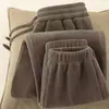 Nova coleção outono e inverno: Calça jogger masculina versátil, com forro de fleece, caimento solto, moderna, confortável e estilosa, com um caimento relaxado
