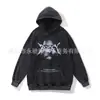 Sudadera con capucha estilo americano vintage estampada distintiva para calle, para hombre y mujer, nueva para primavera y otoño, diseño lavado y desgastado, suéter