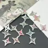 Botones coloridos pequeños de peces, mariposas, monedas, nubes, estrellas, triángulos, de dos agujeros irregulares y color degradado para ropa de niños y mujeres DIY