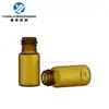 Botella de Vidrio Marrón con Tapa de Rosca para Spot 5ml Botella Transparente para Muestras Frasco Marrón Opaco Botella para Aceite Esencial