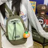 Bolsa para botella de agua ligera para exteriores transfronteriza, bandolera unisex con cierre de cordón, funda para teléfono de bloques de color, mochila para deportes y senderismo
