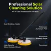 Robot Limpiador de Paneles Fotovoltaicos Cepillo Doble Multifuncional Cabezal de Cepillo Eléctrico Herramienta Limpiadora de Paneles Solares Venta al por Mayor